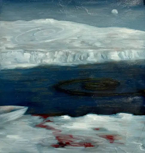 Sila and the Water that never freezes, 2025, oil on canvas